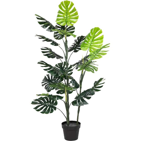 4ft. Potted Artificial Monstera Plant